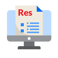 icono de resultados en línea